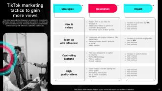 Tiktok Marketing Guide To Enhance customer Relationships MKT CD V Analytical Idea