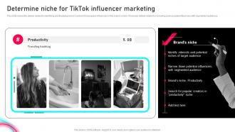 Tiktok Marketing Guide To Enhance Determine Niche For Tiktok Influencer Marketing MKT SS V