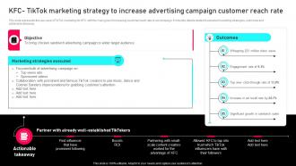 Tiktok Marketing Guide To Enhance Kfc Tiktok Marketing Strategy To Increase Advertising MKT SS V