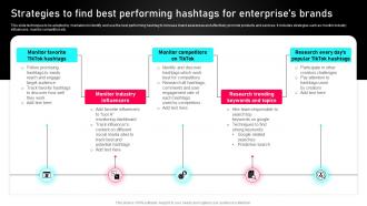 Tiktok Marketing Guide To Enhance Strategies To Find Best Performing Hashtags For MKT SS V