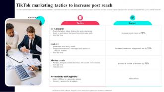 TikTok Marketing Tactics To Increase Post Reach TikTok Marketing Guide To Build Brand