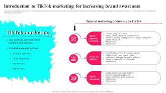 TikTok Marketing Tactics To Provide Authentic Shopping Experience To Customers Complete Deck MKT CD V Impactful Analytical