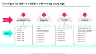 TikTok Marketing Tactics To Provide Authentic Shopping Experience To Customers Complete Deck MKT CD V Good Professionally