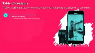 TikTok Marketing Tactics To Provide Authentic Shopping Experience To Customers Complete Deck MKT CD V Interactive Professionally