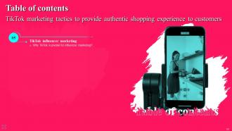 TikTok Marketing Tactics To Provide Authentic Shopping Experience To Customers Complete Deck MKT CD V Appealing Professionally
