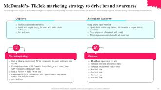 TikTok Marketing Tactics To Provide Authentic Shopping Experience To Customers Complete Deck MKT CD V Designed Multipurpose