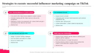 Tiktok Marketing Tactics To Provide Strategies To Execute Successful Influencer MKT SS V