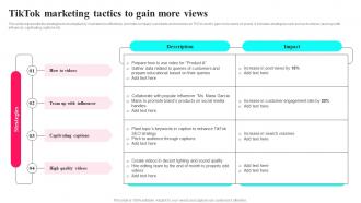 Tiktok Marketing Tactics To Provide Tiktok Marketing Tactics To Gain More MKT SS V