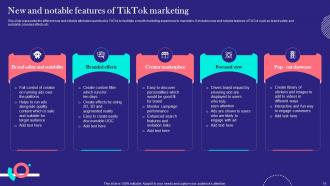 TikTok Marketing Techniques For Brand Promotion Powerpoint Presentation Slides MKT CD V Good Adaptable