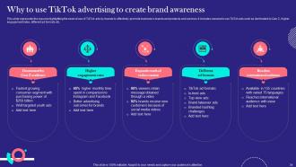 TikTok Marketing Techniques For Brand Promotion Powerpoint Presentation Slides MKT CD V Multipurpose Adaptable