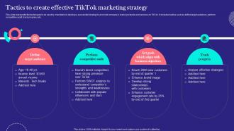 TikTok Marketing Techniques Tactics To Create Effective TikTok Marketing Strategy MKT SS V