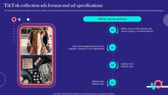 TikTok Marketing Techniques TikTok Collection Ads Format And Ad Specifications MKT SS V