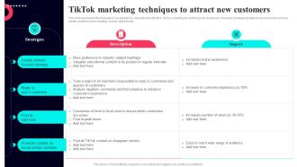 TikTok Marketing Techniques To Attract New Customers TikTok Marketing Guide To Build Brand