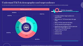 TikTok Marketing Techniques Understand TikTok Demographics And Target Audience MKT SS V