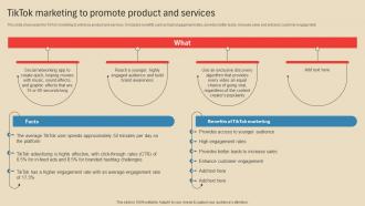 Tiktok Marketing To Promote Employing Different Marketing Strategies Strategy SS V