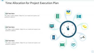 Time allocation for project execution plan