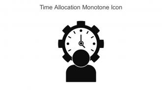 Time Allocation Monotone Icon In Powerpoint Pptx Png And Editable Eps Format