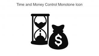 Time And Money Control Monotone Icon In Powerpoint Pptx Png And Editable Eps Format