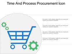 Time and process procurement icon