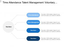 Time Attendance Talent Management Voluntary Benefits Actionable Analytics