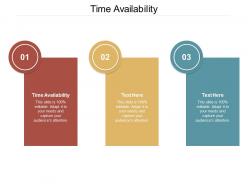 Time availability ppt powerpoint presentation portfolio elements cpb