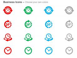 Time based process daily time management ppt icons graphics