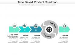 Time based product roadmap ppt powerpoint presentation summary styles cpb