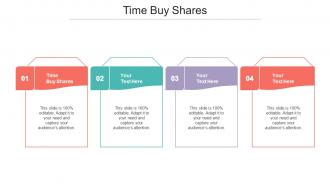 Time Buy Shares Ppt Powerpoint Presentation Pictures Icon Cpb
