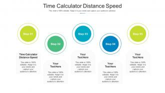 Time calculator distance speed ppt powerpoint presentation layouts vector cpb