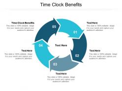 Time clock benefits ppt powerpoint presentation professional background image cpb