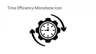 Time Efficiency Monotone Icon In Powerpoint Pptx Png And Editable Eps Format