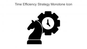 Time Efficiency Strategy Monotone Icon In Powerpoint Pptx Png And Editable Eps Format