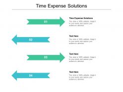 Time expense solutions ppt powerpoint presentation show ideas cpb