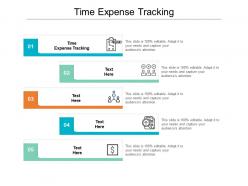 Time expense tracking ppt powerpoint presentation portfolio tips cpb