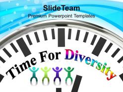 Time for diversity global powerpoint templates ppt themes and graphics 0113