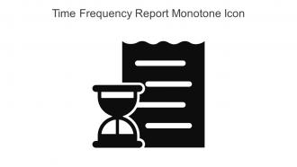 Time Frequency Report Monotone Icon In Powerpoint Pptx Png And Editable Eps Format