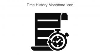 Time History Monotone Icon In Powerpoint Pptx Png And Editable Eps Format