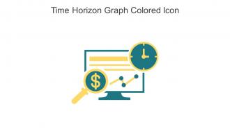 Time Horizon Graph Colored Icon In Powerpoint Pptx Png And Editable Eps Format