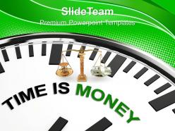 Time is money concept business powerpoint templates ppt themes and graphics
