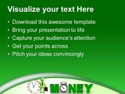 Time is money economic business powerpoint templates ppt themes and graphics 0113