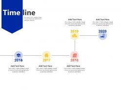Time Line 2016 To 2020 M4 Ppt Powerpoint Presentation Outline File Formats