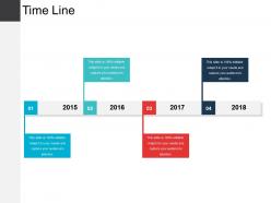 Time line powerpoint slide deck template