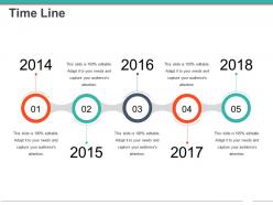 Time line powerpoint slide ideas template 1