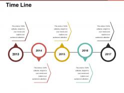 Time line ppt infographics