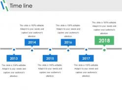 Time line sample of ppt presentation