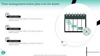 Time Management Action Plan Icon For Teams