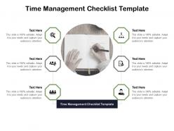 Time management checklist template ppt powerpoint show example cpb