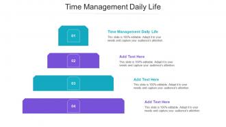 Time Management Daily Life Ppt Powerpoint Presentation Infographics Outfit Cpb