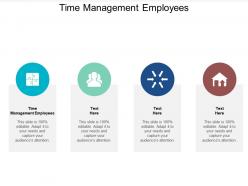 Time management employees ppt powerpoint presentation professional diagrams cpb