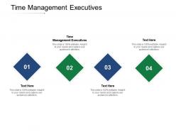 Time management executives ppt powerpoint presentation background image cpb